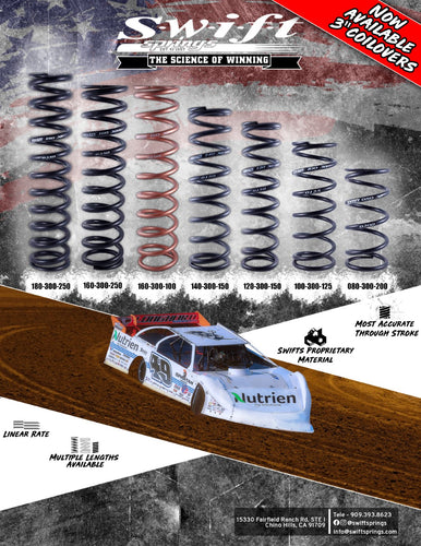 Swift Springs 8 Inch length, 3 Inch ID coilover spring